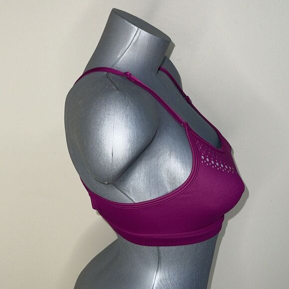 Victoria’s Secret VSX Sport Bra Wire free Unlined Shiny. Size Small. NWT - Picture 8 of 13